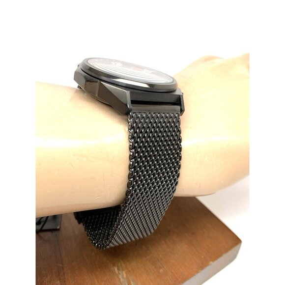 Citizen Men's Watch CX0005-78E Connected Bluetooth Mesh Band 42mm Black Steel - Picture 13 of 15